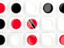 Trinidad and Tobago. Square tiles with flag. Download icon.