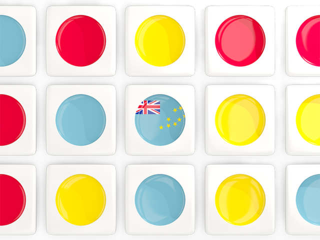 Square tiles with flag. Download flag icon of Tuvalu at PNG format