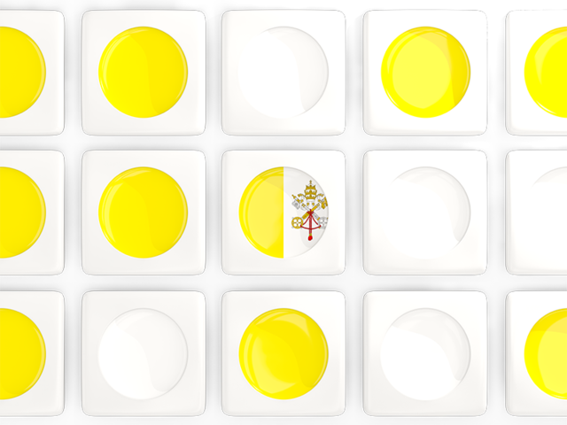 Square tiles with flag. Download flag icon of Vatican City at PNG format