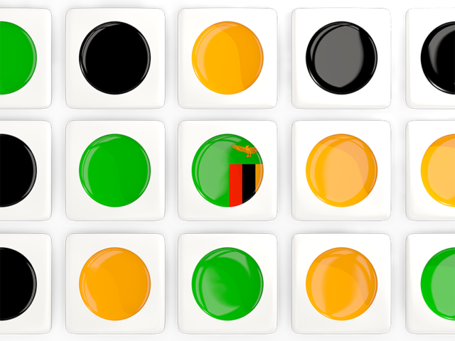 Square tiles with flag. Download flag icon of Zambia at PNG format