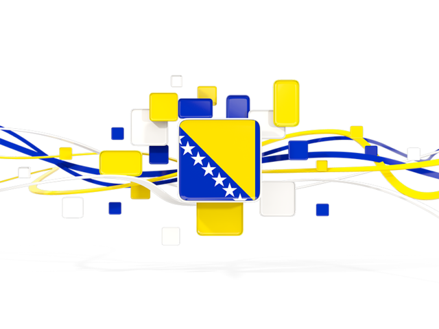 Square pattern with lines. Download flag icon of Bosnia and Herzegovina at PNG format