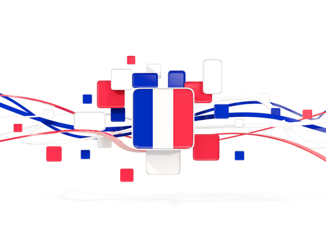Square pattern with lines. Download flag icon of France at PNG format