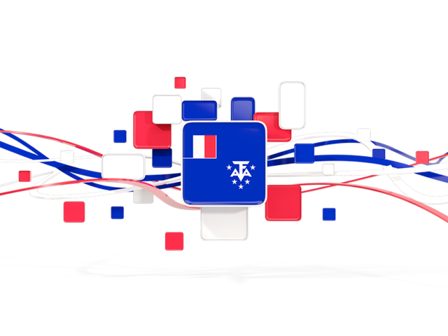 Square pattern with lines. Download flag icon of French Southern and Antarctic Lands at PNG format