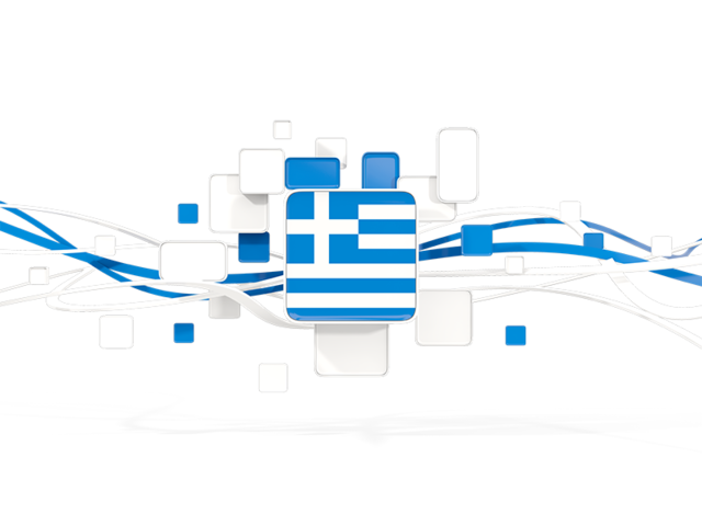 Square pattern with lines. Download flag icon of Greece at PNG format