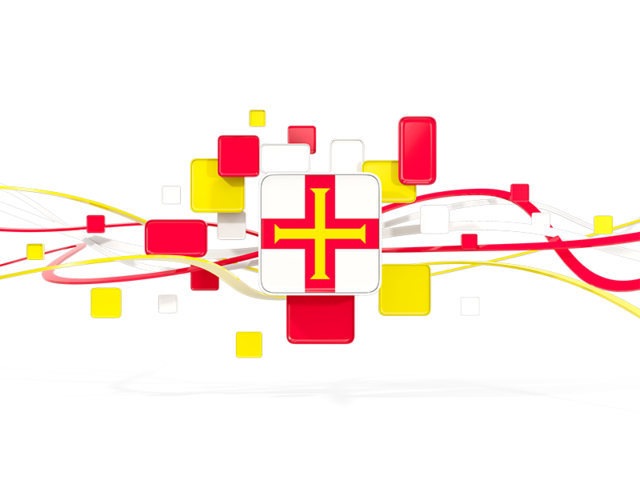 Square pattern with lines. Download flag icon of Guernsey at PNG format