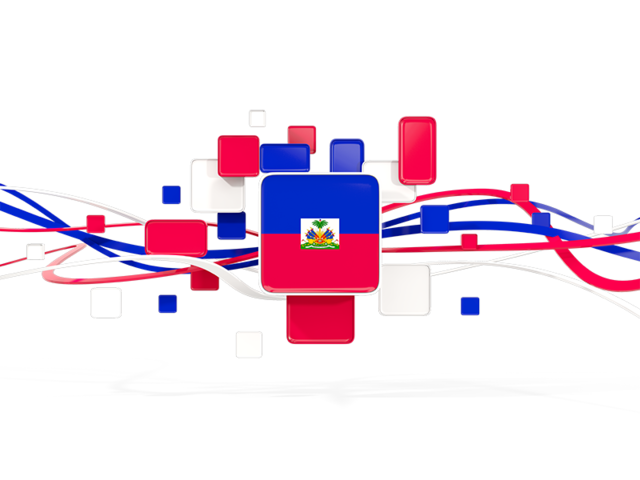 Square pattern with lines. Download flag icon of Haiti at PNG format