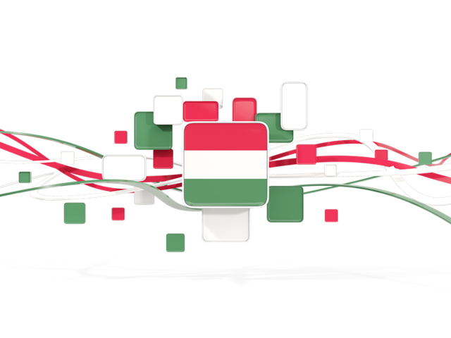 Square pattern with lines. Download flag icon of Hungary at PNG format