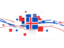 Iceland. Square pattern with lines. Download icon.