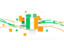 Ireland. Square pattern with lines. Download icon.