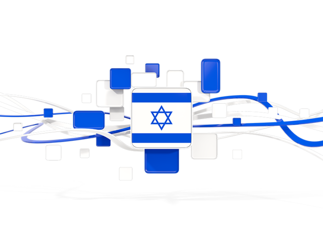 Square pattern with lines. Download flag icon of Israel at PNG format