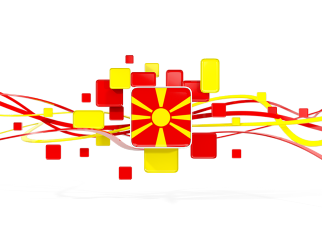 Square pattern with lines. Download flag icon of Macedonia at PNG format