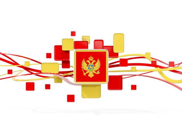Square pattern with lines. Download flag icon of Montenegro at PNG format