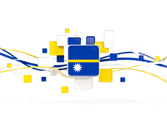 Square pattern with lines. Download flag icon of Nauru at PNG format