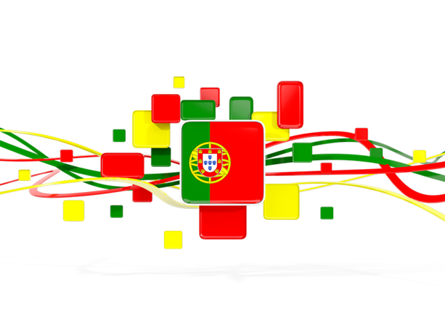 Square pattern with lines. Download flag icon of Portugal at PNG format