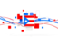 Puerto Rico. Square pattern with lines. Download icon.
