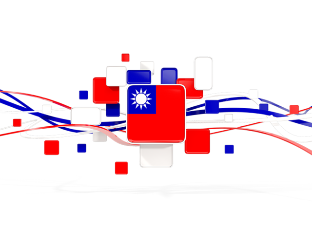 Square pattern with lines. Download flag icon of Taiwan at PNG format