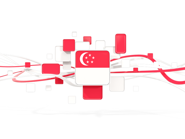 Square pattern with lines. Download flag icon of Singapore at PNG format