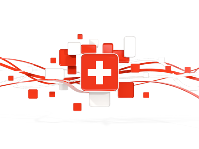 Square pattern with lines. Download flag icon of Switzerland at PNG format