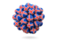 Исландия. Куча футбольных мячей. Скачать иконку.