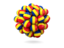 Румыния. Куча футбольных мячей. Скачать иконку.