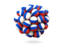 Россия. Куча футбольных мячей. Скачать иконку.