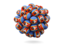 Свазиленд. Куча футбольных мячей. Скачать иконку.