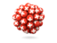 Швейцария. Куча футбольных мячей. Скачать иконку.