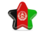 Afghanistan. Star icon. Download icon.