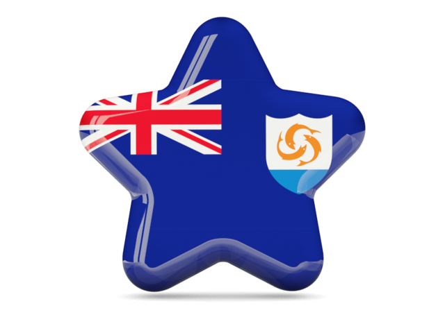 Star icon. Download flag icon of Anguilla at PNG format