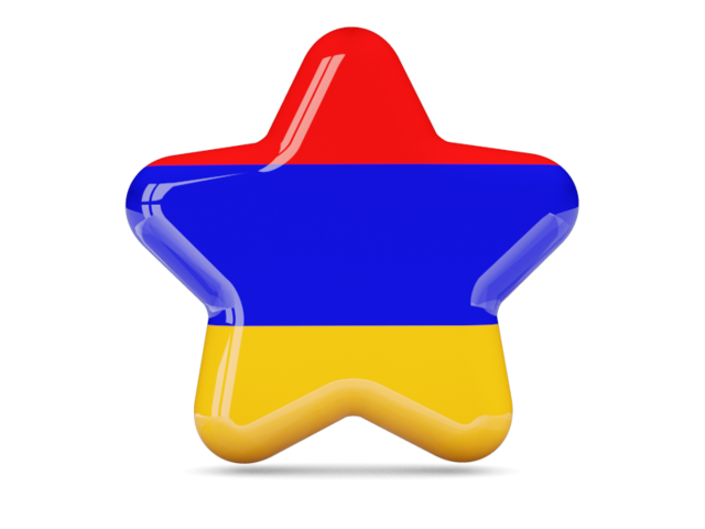 Star icon. Download flag icon of Armenia at PNG format