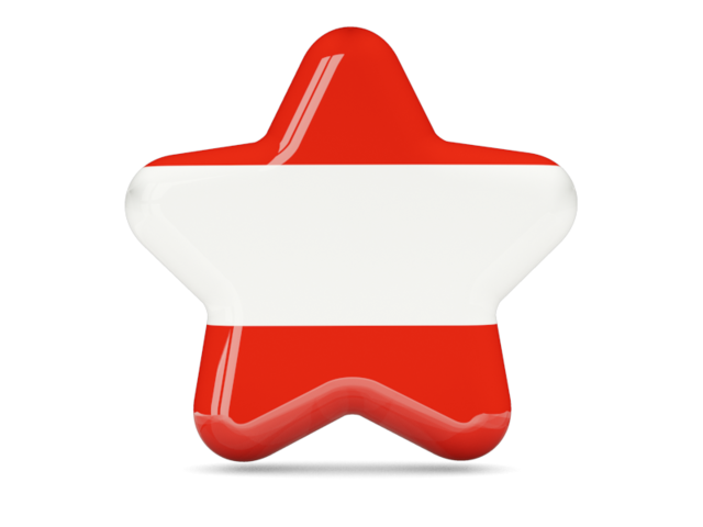 Star icon. Download flag icon of Austria at PNG format