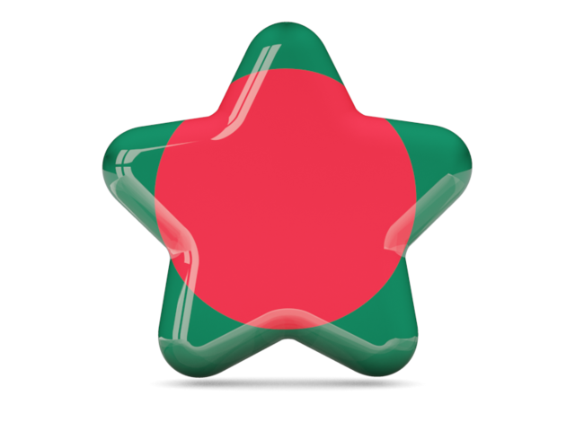 Star icon. Download flag icon of Bangladesh at PNG format