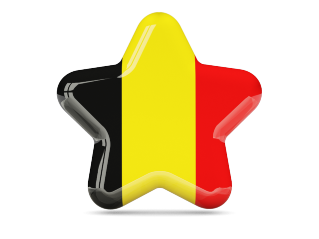 Иконка звезда. Скачать флаг. Бельгия