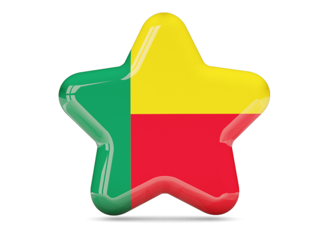Star icon. Download flag icon of Benin at PNG format