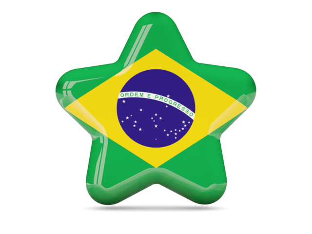 Star icon. Download flag icon of Brazil at PNG format