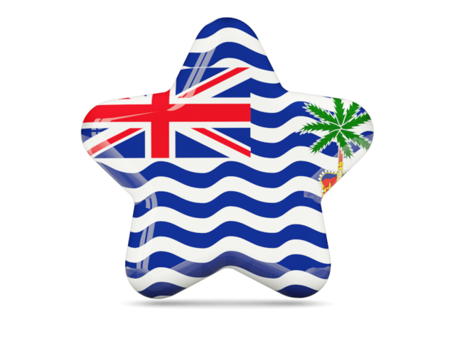 Star icon. Download flag icon of British Indian Ocean Territory at PNG format