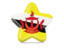 Brunei. Star icon. Download icon.