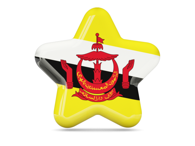 Star icon. Download flag icon of Brunei at PNG format