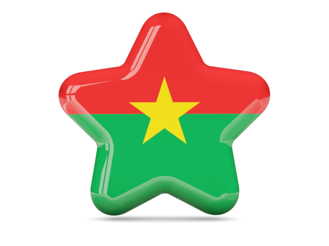 Star icon. Download flag icon of Burkina Faso at PNG format