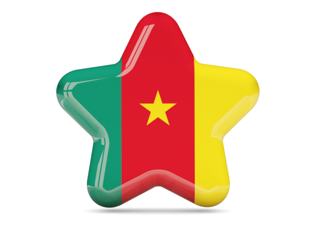 Star icon. Download flag icon of Cameroon at PNG format
