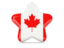 Canada. Star icon. Download icon.