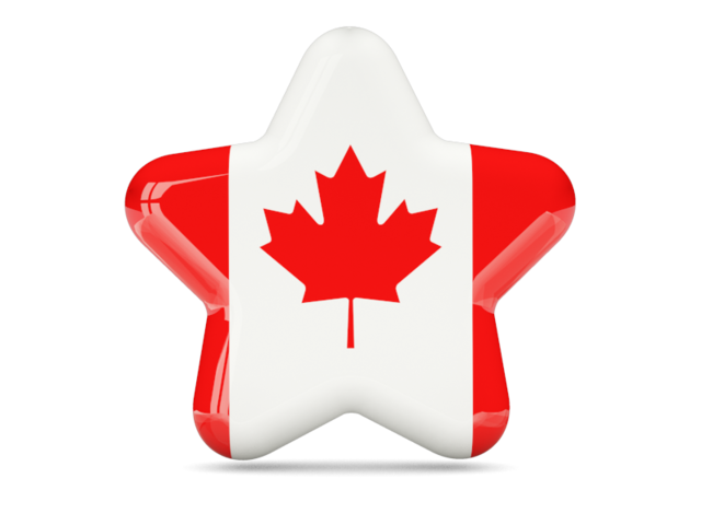 Star icon. Download flag icon of Canada at PNG format