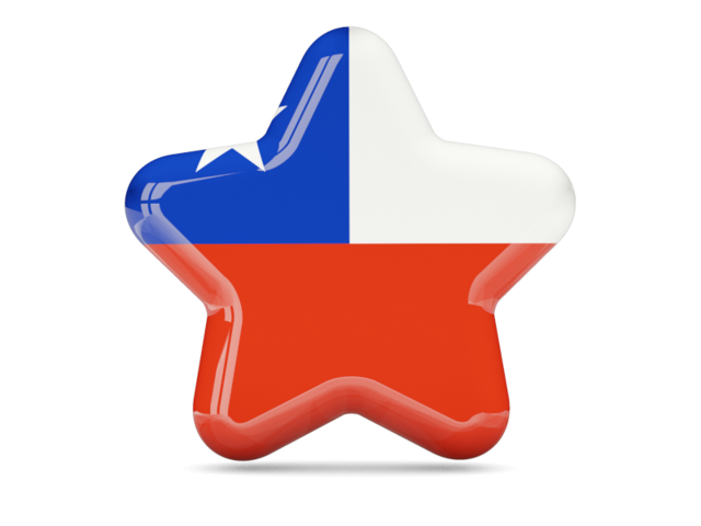 Star icon. Download flag icon of Chile at PNG format