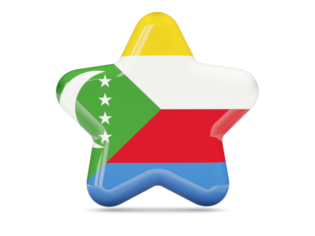 Star icon. Download flag icon of Comoros at PNG format