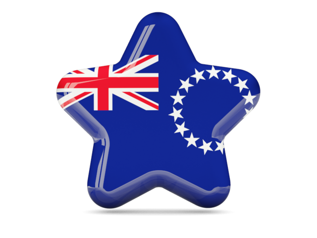 Star icon. Download flag icon of Cook Islands at PNG format