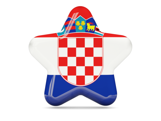 Иконка звезда. Скачать флаг. Хорватия