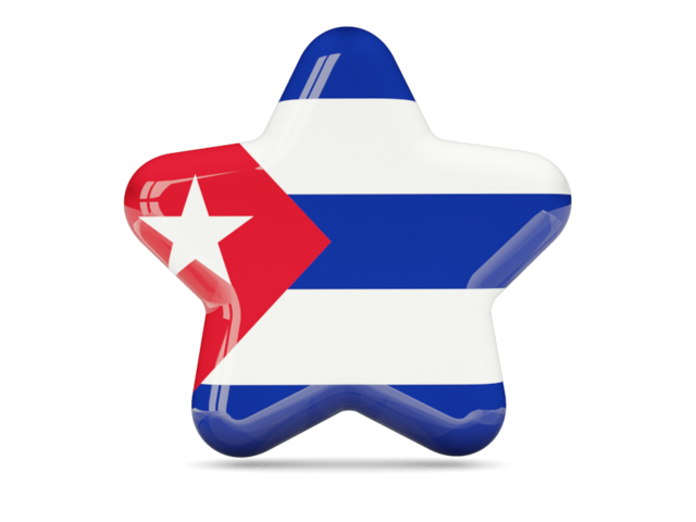 Star icon. Download flag icon of Cuba at PNG format