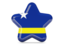 Curacao. Star icon. Download icon.