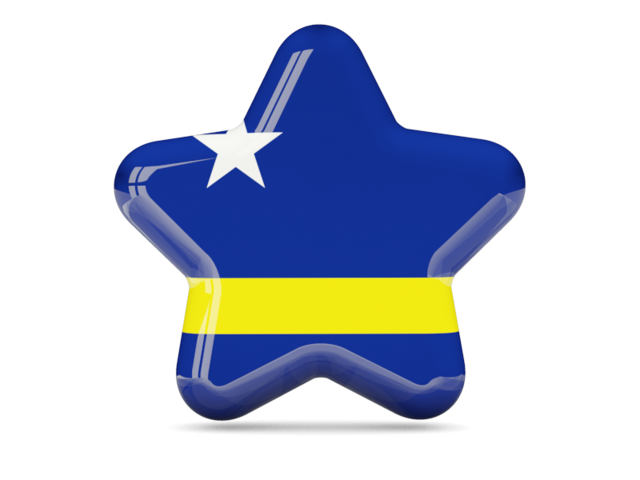 Star icon. Download flag icon of Curacao at PNG format