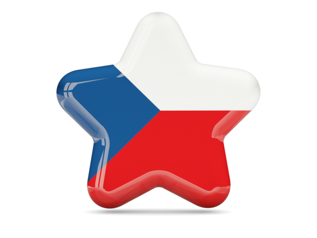 Star icon. Download flag icon of Czech Republic at PNG format